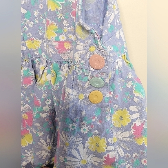 Nanette Lepore Girls 100% Cotton Floral Dress, Size 6X - Picture 4 of 6